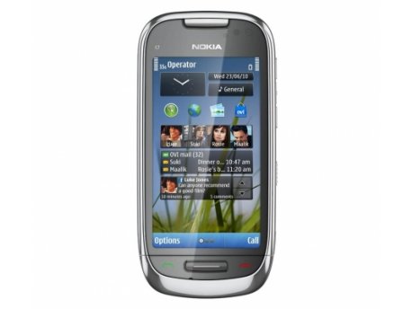 NOKIA C7-00 Frosty Metal