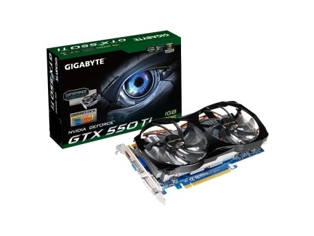 GIGABYTE NVidia GeForce GTX 550 Ti 1GB 192bit GV-N550WF2-1G