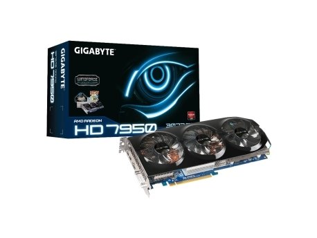 GIGABYTE HD 7950 3GB 384bit GV-R795WF3-3GD