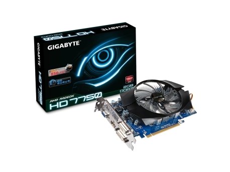 GIGABYTE AMD Radeon HD 7750 2GB 128bit GV-R775OC-2GI