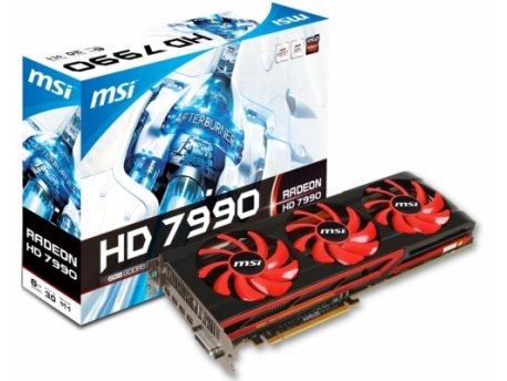MSI AMD Radeon HD 7990 6GB 2x384bit R7990-6GD5