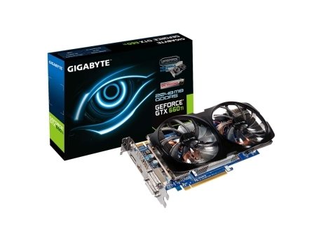 GIGABYTE NVidia GeForce GTX 660 Ti 2GB 192bit GV-N66TWF2-2G