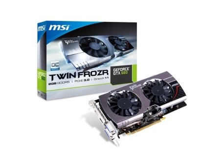 MSI NVidia GeForce GTX 660 2GB 192bit N660 TF 2GD5 OC