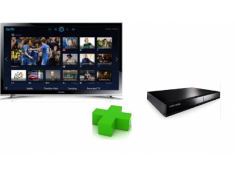 SAMSUNG UE32H4500 LED Smart +DVD player E350