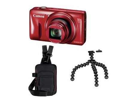 CANON PowerShot SX600 HS Red Kit