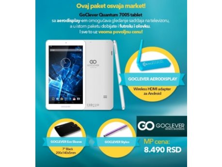 GOCLEVER Quantum 700S + komplet poklona!!