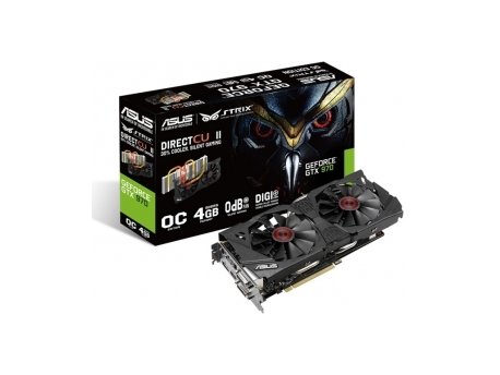 ASUS NVidia GeForce GTX 970 4GB 256bit STRIX-GTX970-DC2
