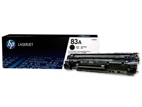 HP 83A Black Original LaserJet Toner Cartridge (CF283A)