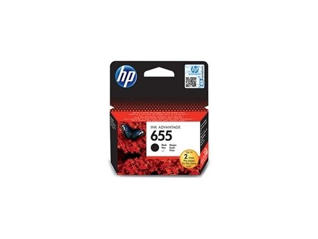 HP No.655 Black Ink Cartridge CZ109AE