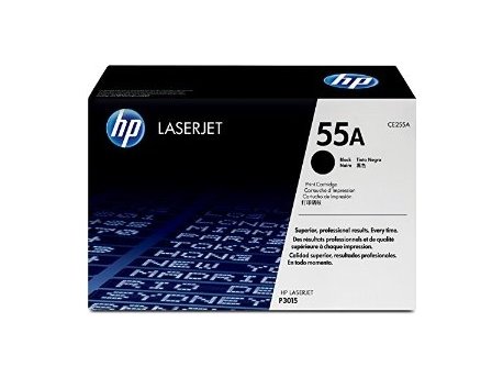 HP 55A Black Original LaserJet Toner Cartridge, CE255A