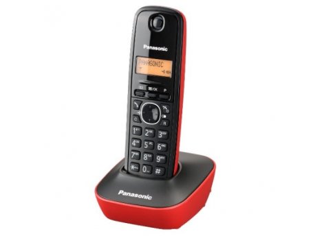 PANASONIC KX-TG1611FXR crno crveni