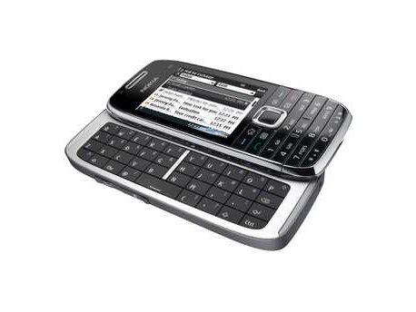 NOKIA E75 Silver Black