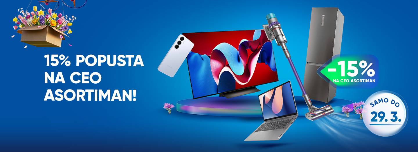 15% POPUSTA NA CEO ASORTIMAN