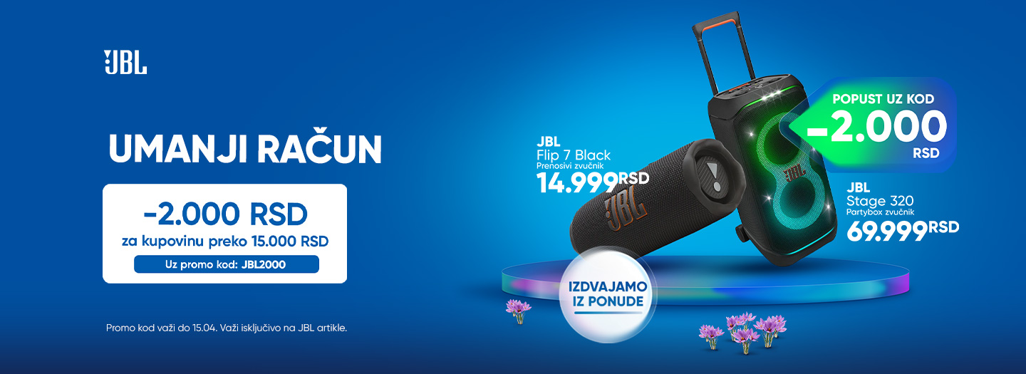 UMANJI RACUN UZ JBL KOD