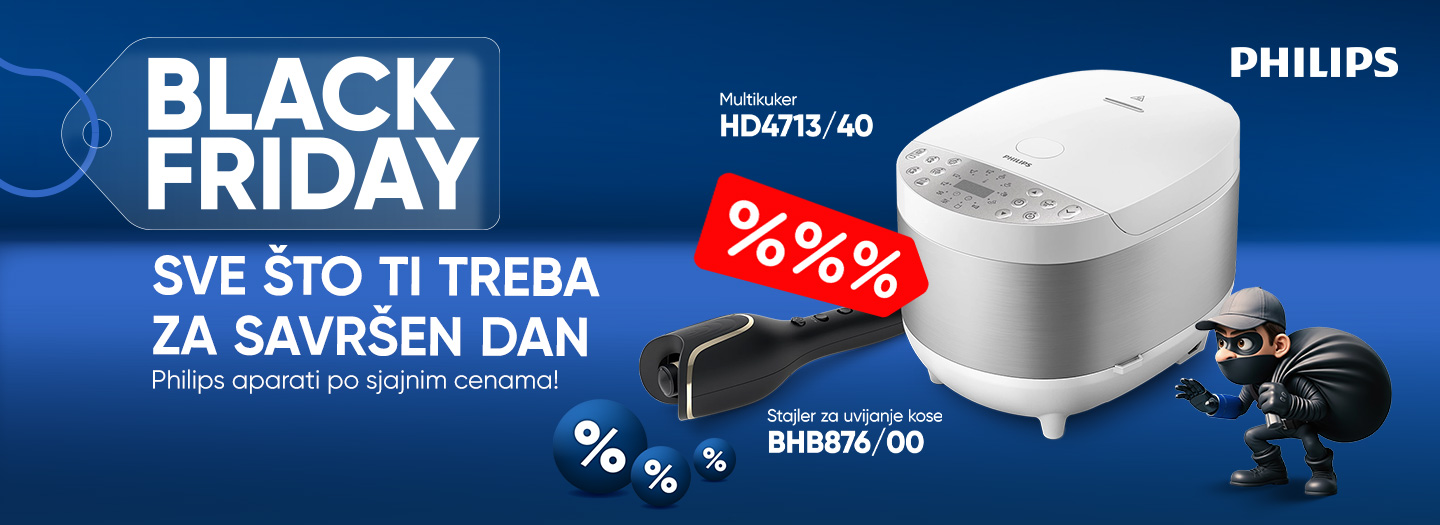 PHILIPS MALI KUCNI APARATI I LEPOTA BLACK FRIDAY