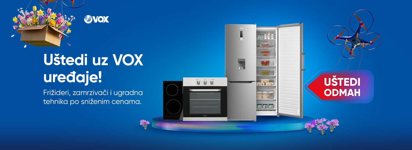 VOX AKCIJA FRIZIDERI ZAMRZIVACI UGRADNA TEHNIKA