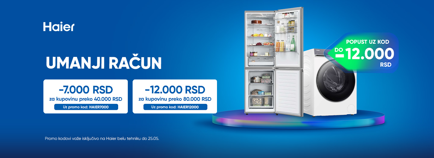 UMANJI RACUN UZ HAIER PROMO KOD