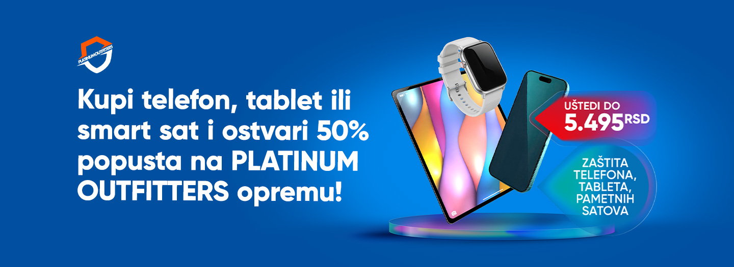 Zaštiti uređaj uz Platinum Outfitters