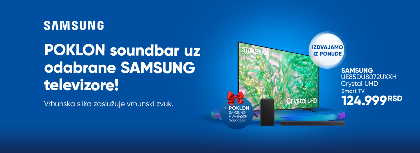 Samsung TV i poklon soundbar