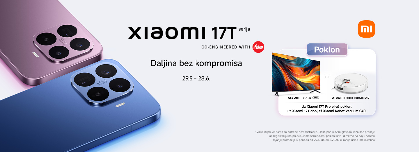 POKLONI UZ XIAOMI 17T SERIJU TELEFONA