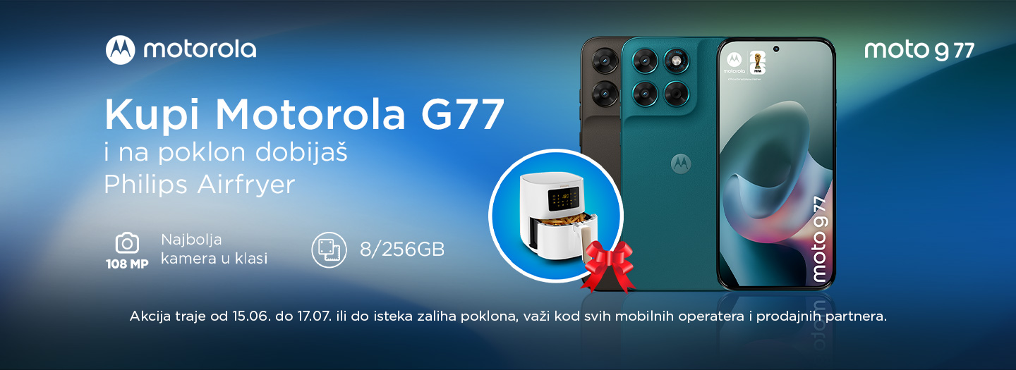 Motorola g77 Poklon Philips Airfryer