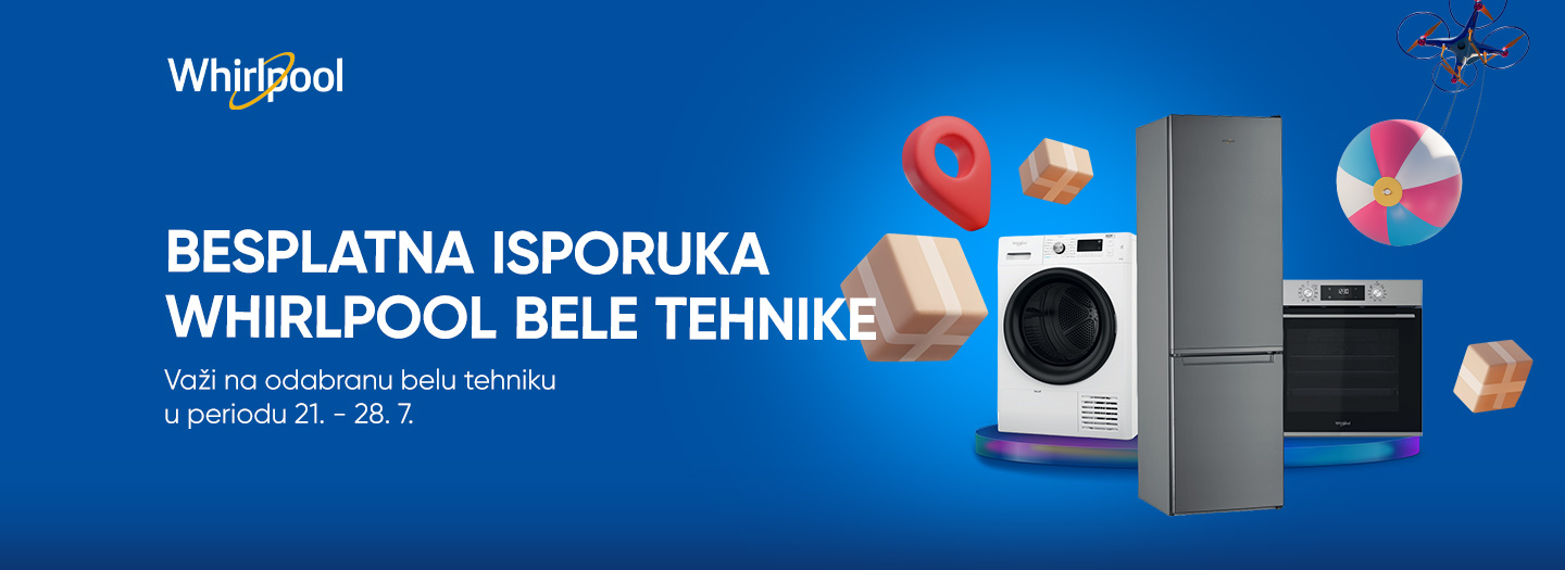 Whirpool bela tehnika besplatna isporuka akcija