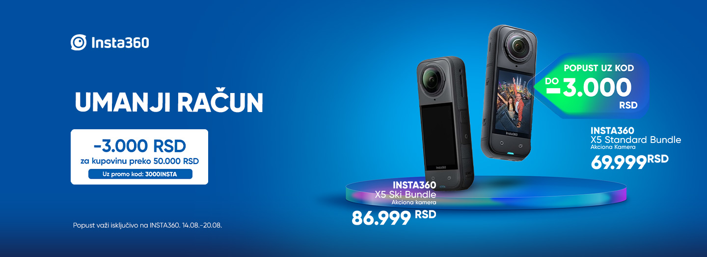 Insta360 Promo Kod Akcija