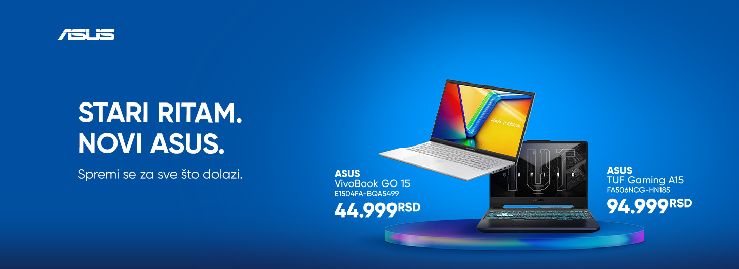 ASUS LAPTOPOVI SEPTEMBAR PROMO