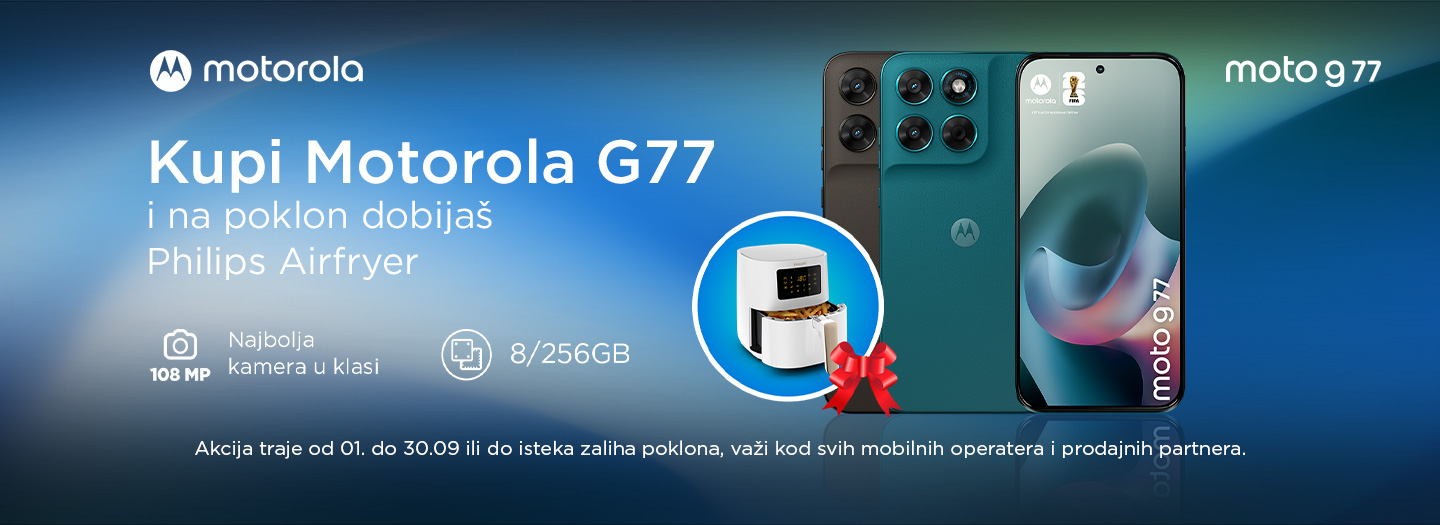 Motorola g77 Poklon Philips Airfryer