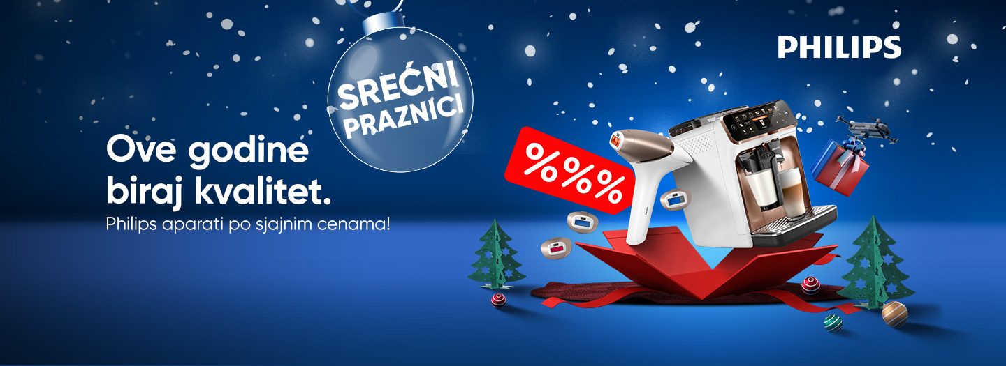 PHILIPS MALI KUCNI APARATI I LEPOTA PRAZNICNA PONUDA