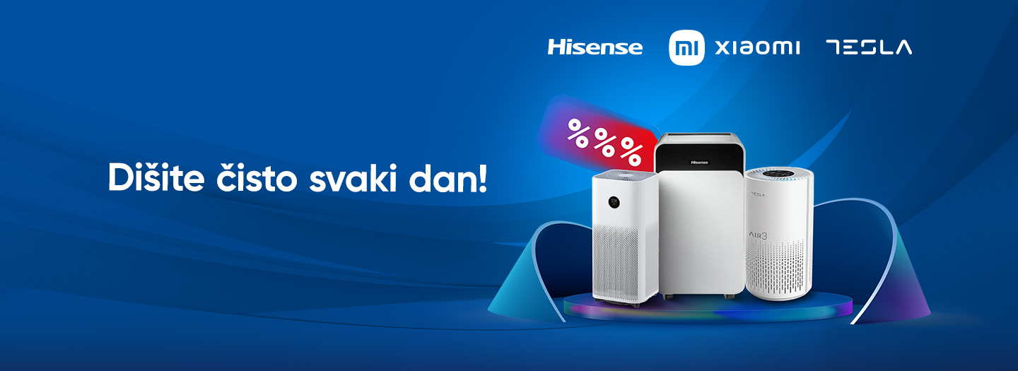 PRECISCIVACI VAZDUHA ZA SVAKODNEVNI KOMFOR