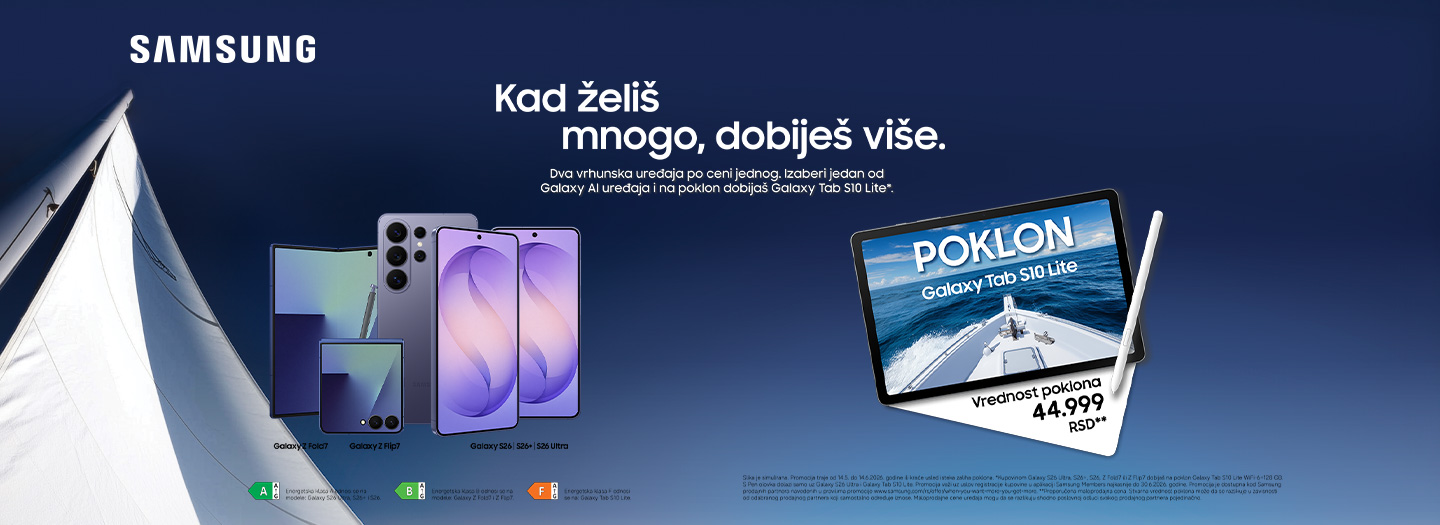 Poklon tablet uz Samsung Galaxy