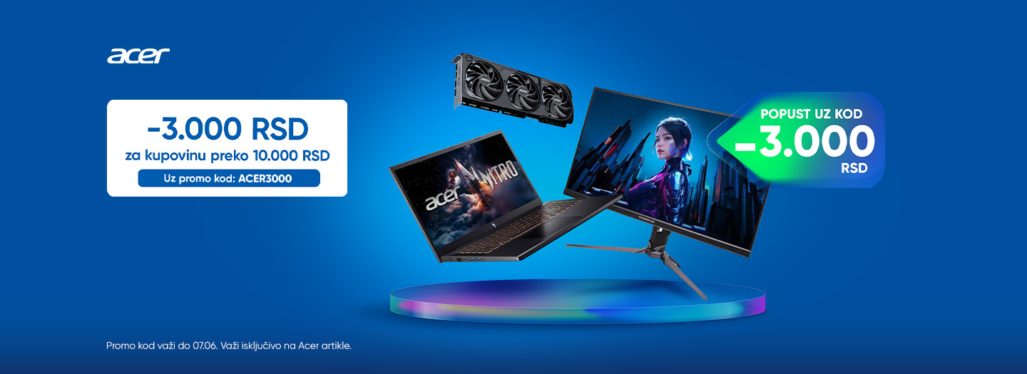 ACER PROMO KOD AKCIJA
