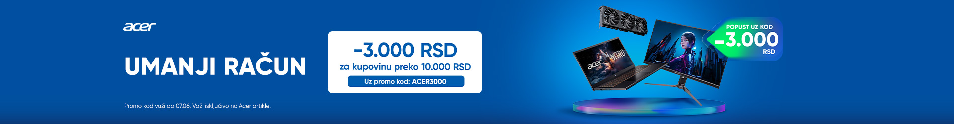 ACER PROMO KOD DO 07.06.