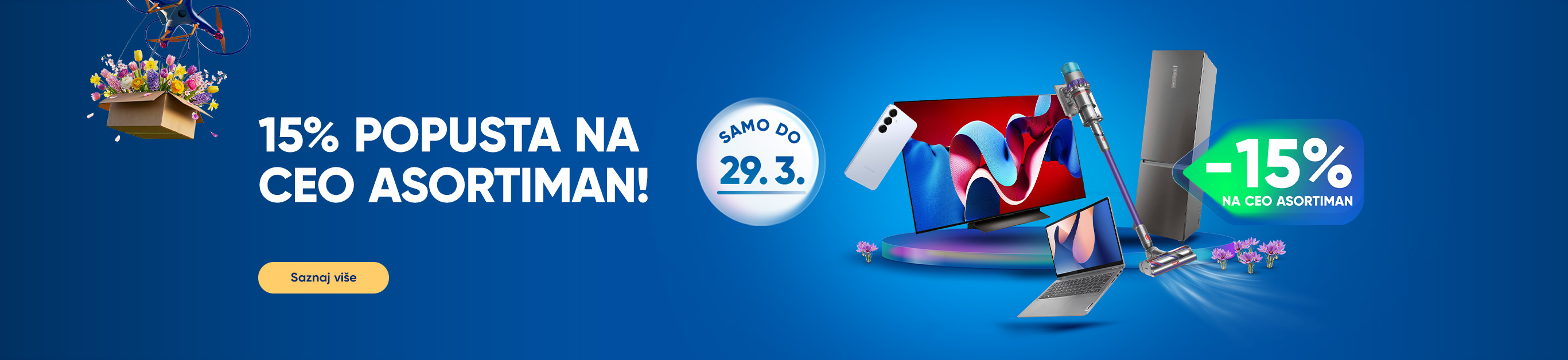 15% popusta na ceo asortiman