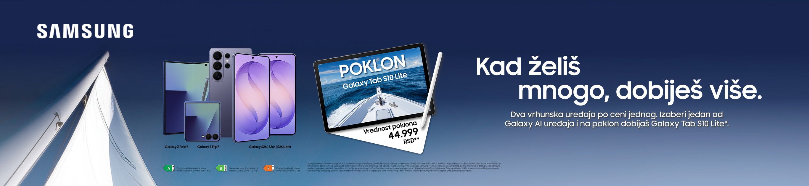 Poklon tablet uz Samsung Galaxy