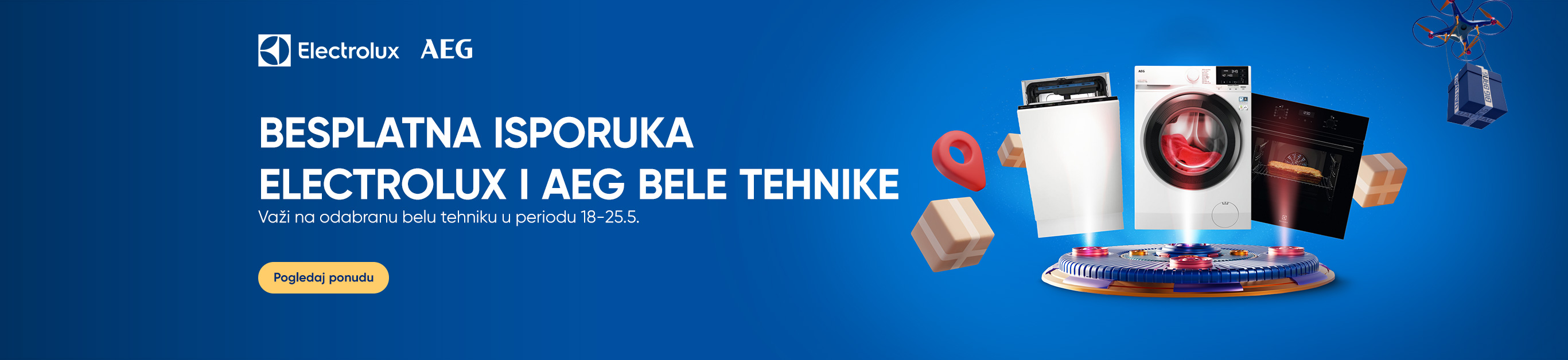 Electrolux i AEG bela tehnika besplatna isporuka akcija