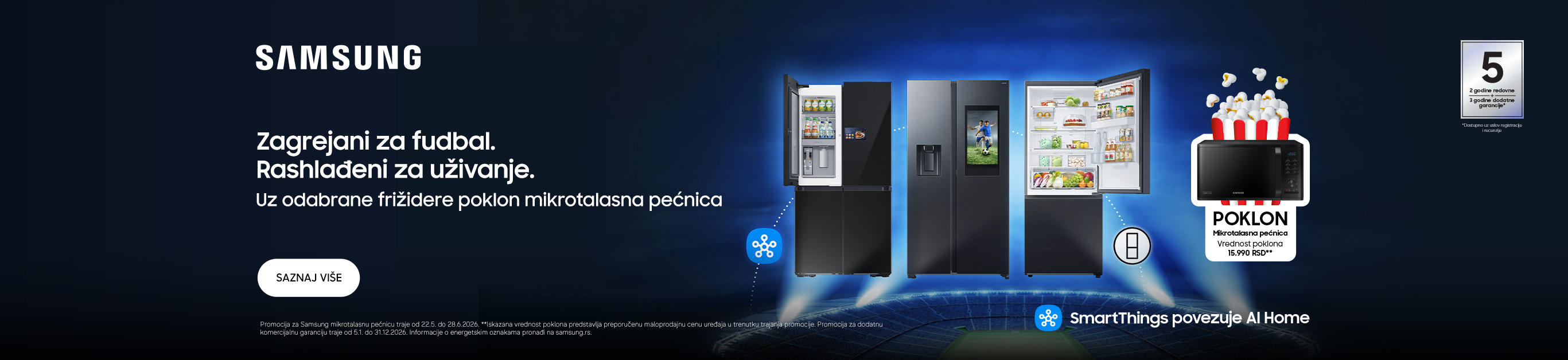POKLON MIKROTALASNA UZ SAMSUNG FRIZIDER