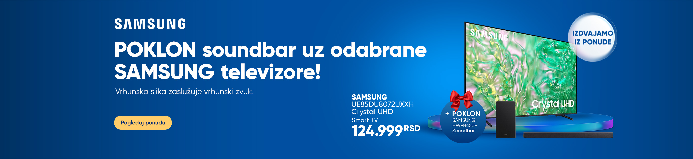 Samsung TV i poklon soundbar