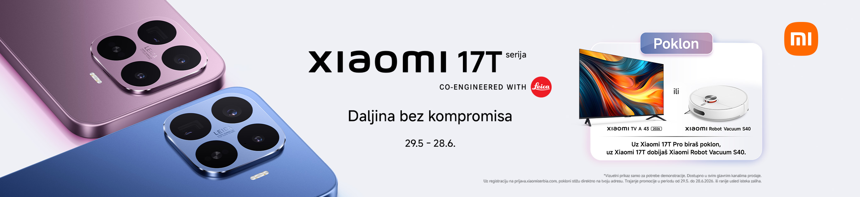 POKLONI UZ XIAOMI 17T SERIJU TELEFONA