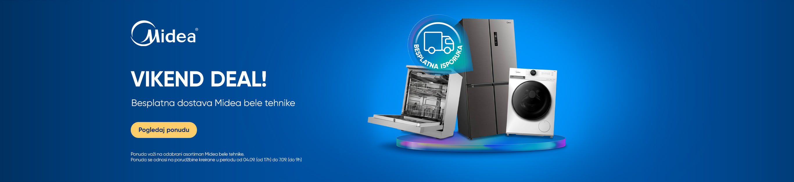 midea besplatna isporuka do 7.9.