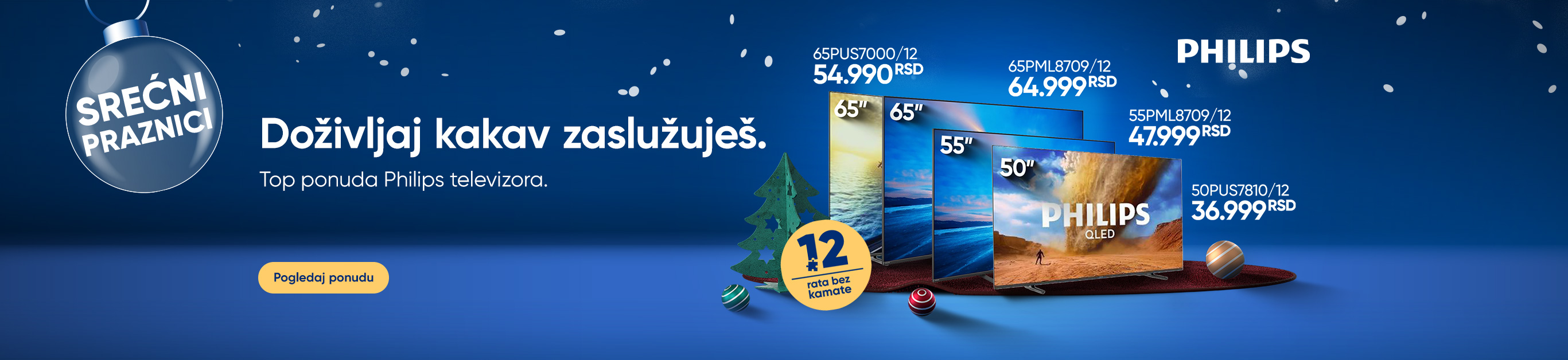 PHILIPS TELEVIZORI PRAZNICNA PONUDA