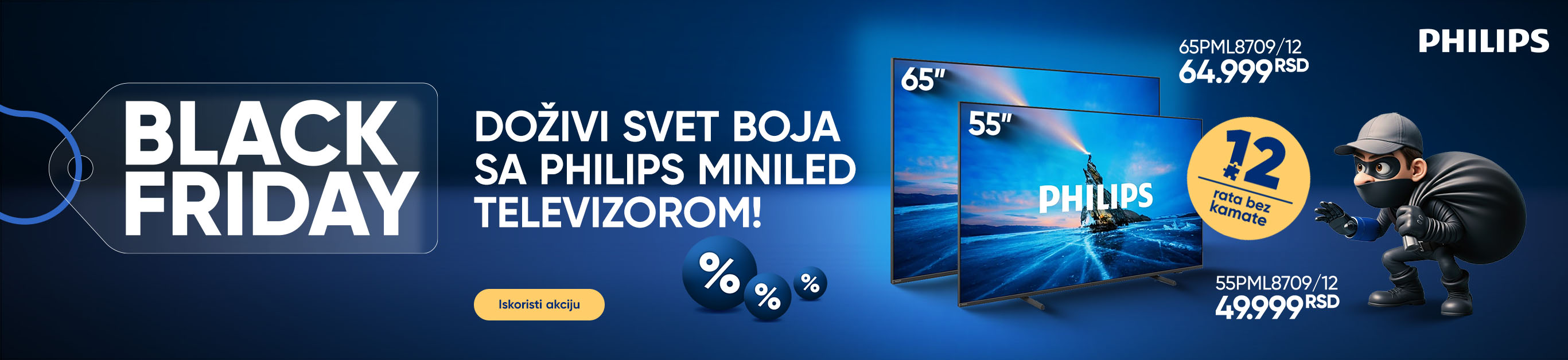 PHILIPS 55 65 TELEVIZORI BLACK FRIDAY