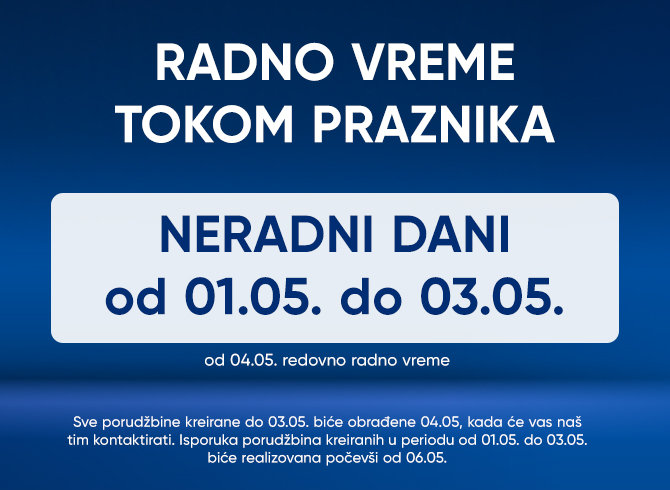 radno vreme prvi maj