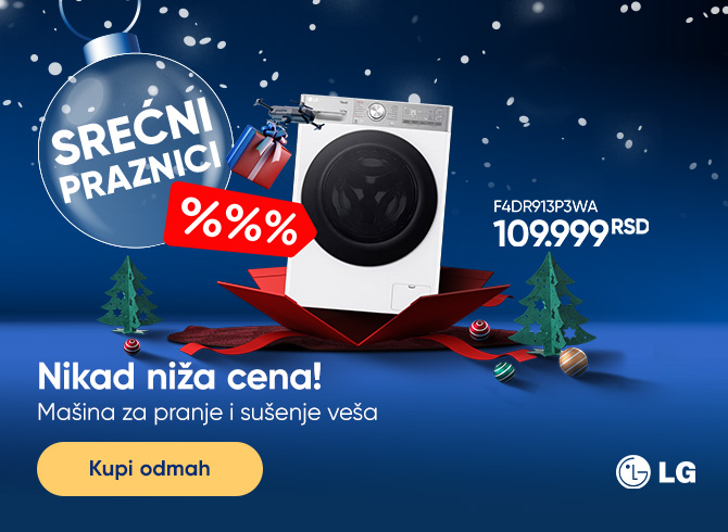LG MAŠINA ZA PRANJE I SUSENJE