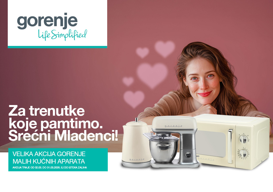 GORENJE PONUDA ZA MLADENCE