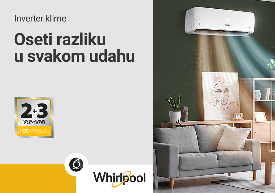 WHIRLPOOL INVERTER KLIME