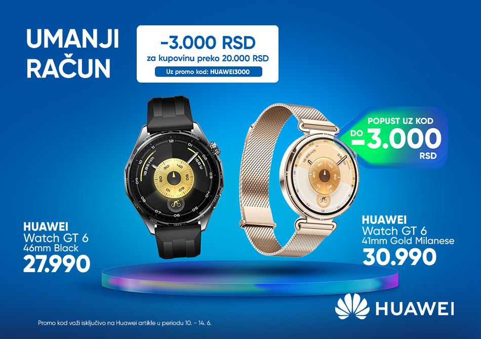 UMANJI RACUN 3000 RSD UZ HUAWEI