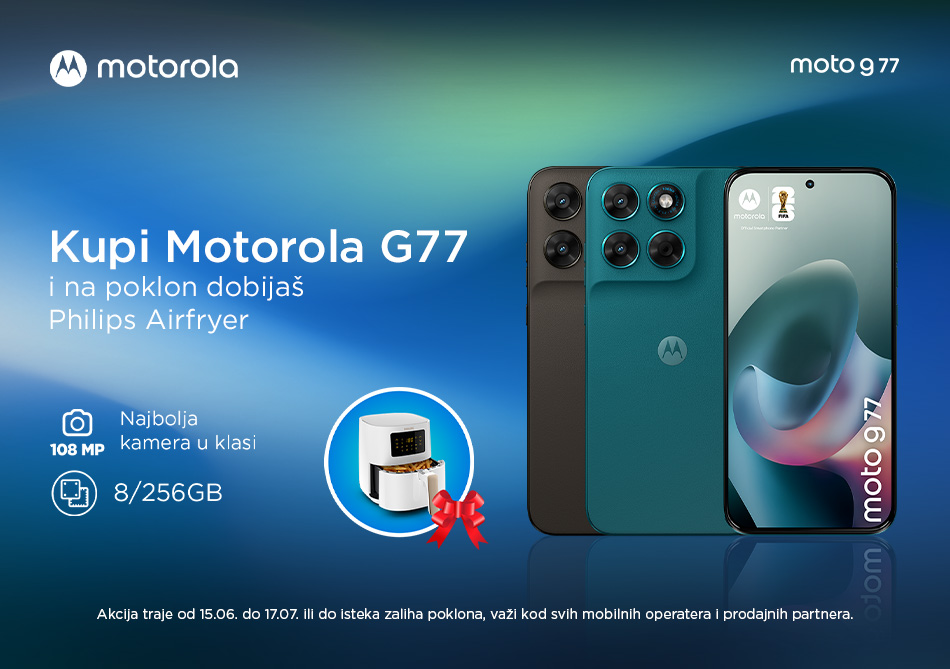 Motorola g77 Poklon Philips Airfryer