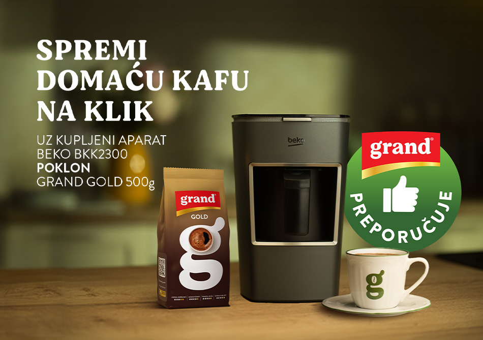 Beko Aparat Za Kafu i Poklon Grand Kafa